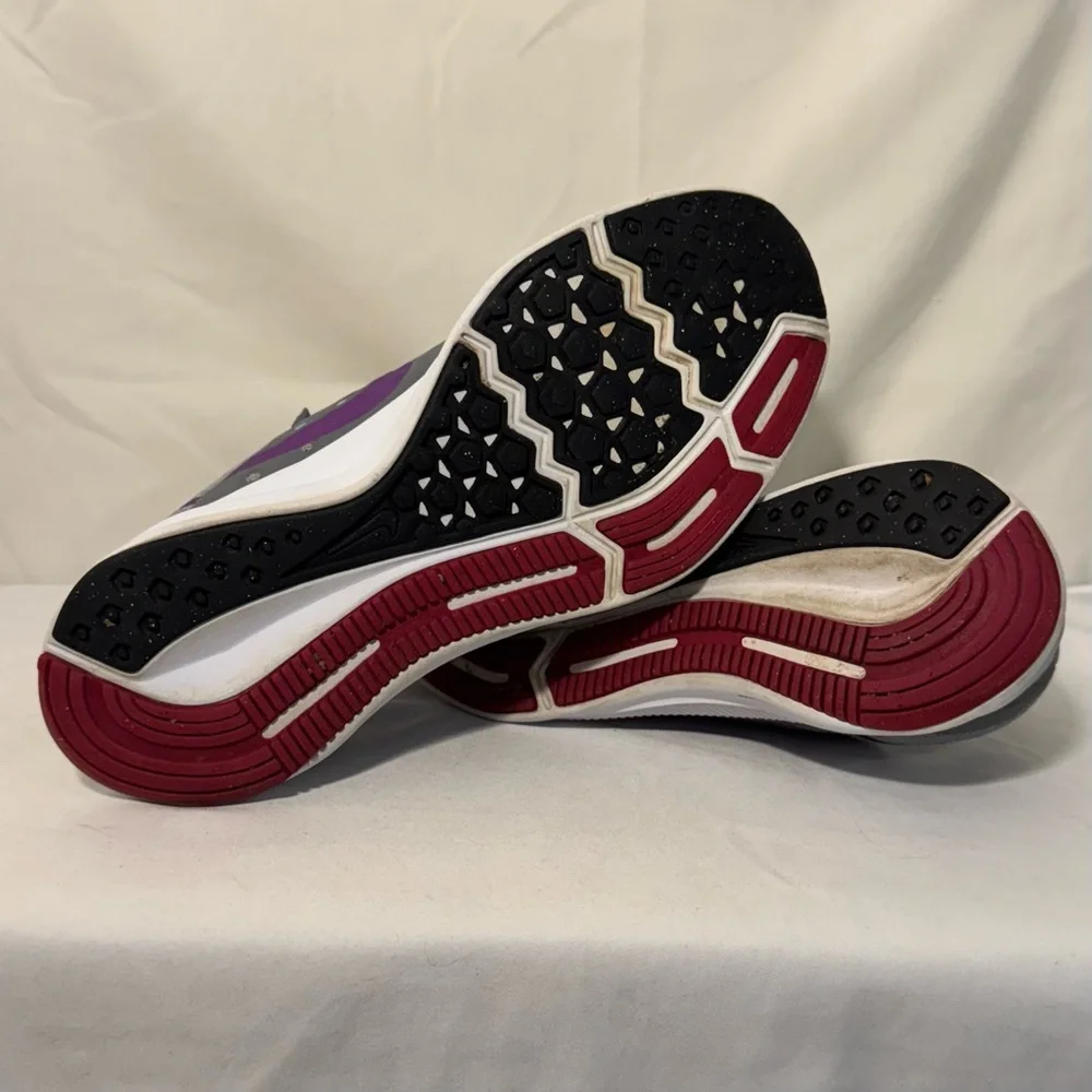 Women's Size 7 Nike Downshifter 7‎ Sneaker Cool Grey/Hyper Violet 852466-011 EUC